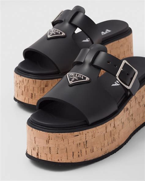 suole prada|prada platform sandals.